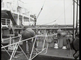 De supertankboot ''Nelutina'' arriveert in de Rotterdamse haven